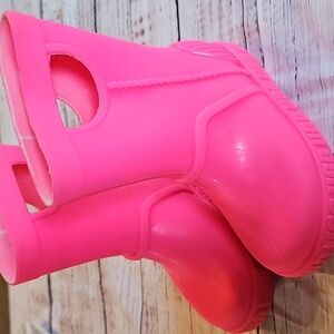UGG TODDLER GIRL PINK RAIN BOOTS SIZE 7